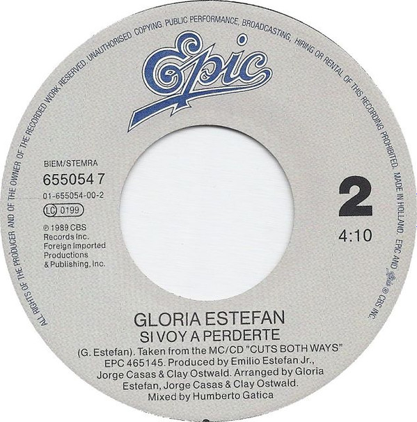 Gloria Estefan - Don't Wanna Lose You (7