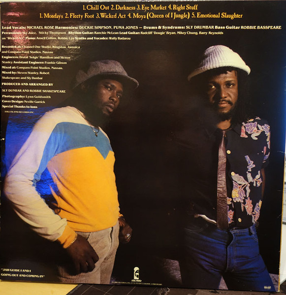 Black Uhuru - Chill Out (LP, Album)