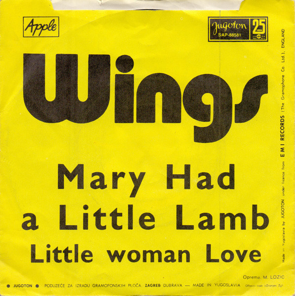 Wings (2) - Mary Had A Little Lamb (7