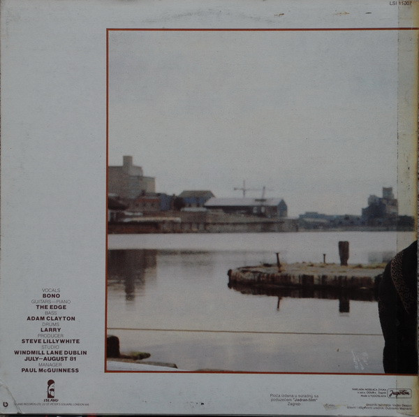 U2 - October (LP, Album, RE)