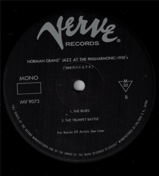 Norman Granz' Jazz At The Philharmonic* - 1950s (3xLP, Mono + Box)