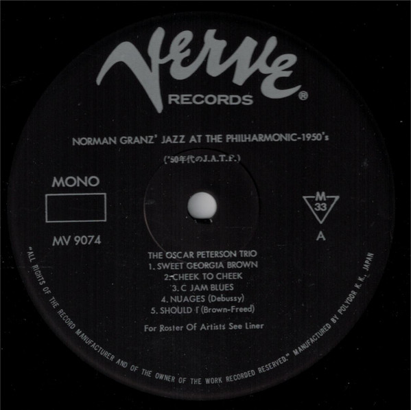 Norman Granz' Jazz At The Philharmonic* - 1950s (3xLP, Mono + Box)