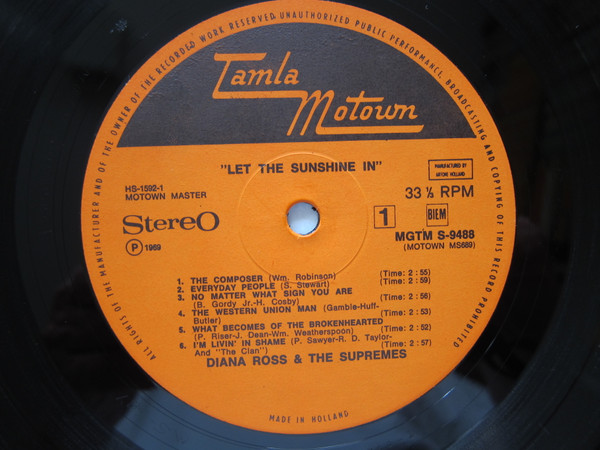 Diana Ross & The Supremes* - Let The Sunshine In (LP, Album)