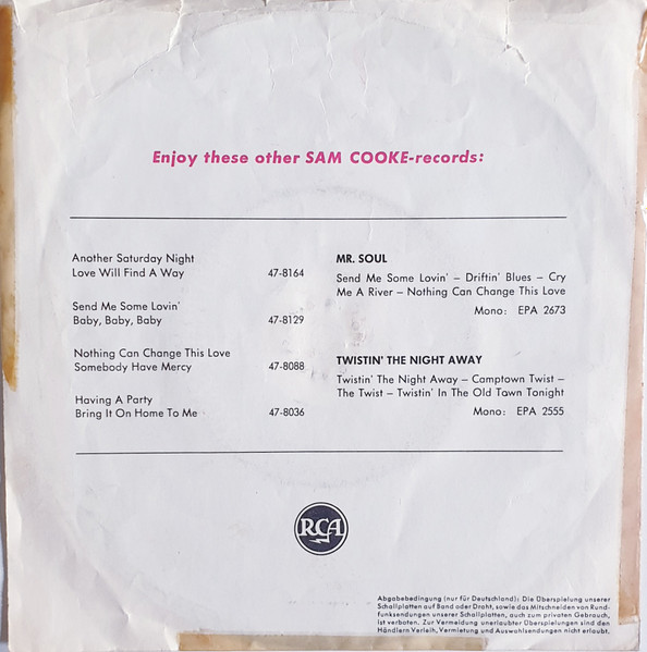 Sam Cooke - Little Red Rooster / You Gotta Move (7