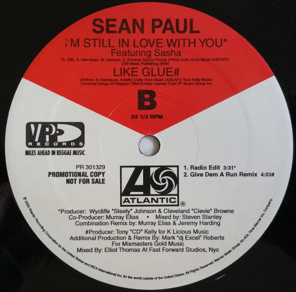 Sean Paul Featuring Sasha (7) - I'm Still In Love With You (12