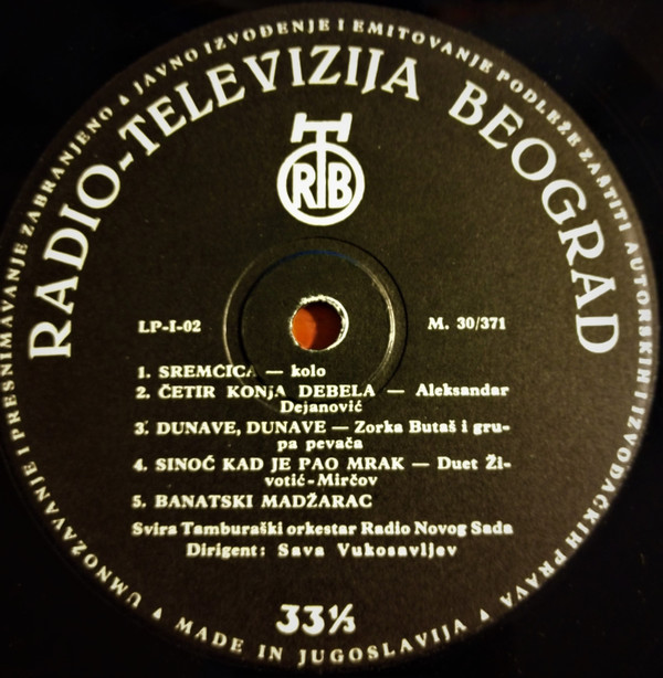 Tamburaški Orkestar Radio Novog Sada* - Vojvodina (10