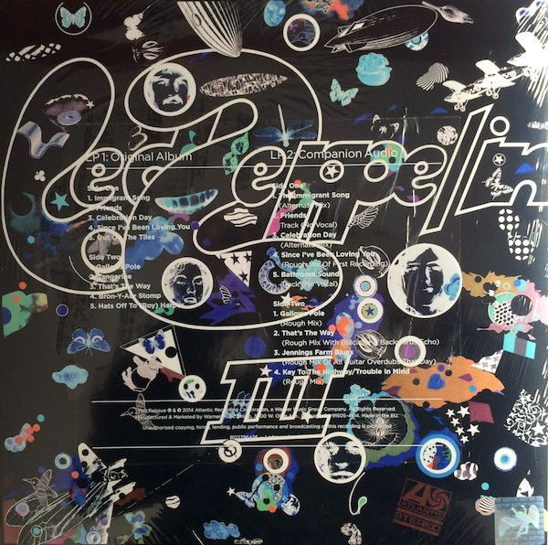 Led Zeppelin - Led Zeppelin III (LP, Album, RE, RM, 180 + LP, Album, 180 + Dlx, Tri)