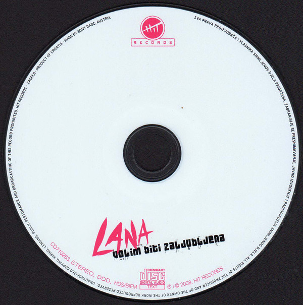 Lana Jurčević - Volim Biti Zaljubljena (CD, Album, Dig)