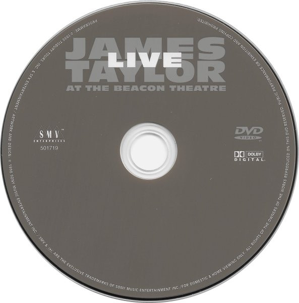 James Taylor (2) - Live At The Beacon Theatre (DVD-V, Multichannel, 5.1)