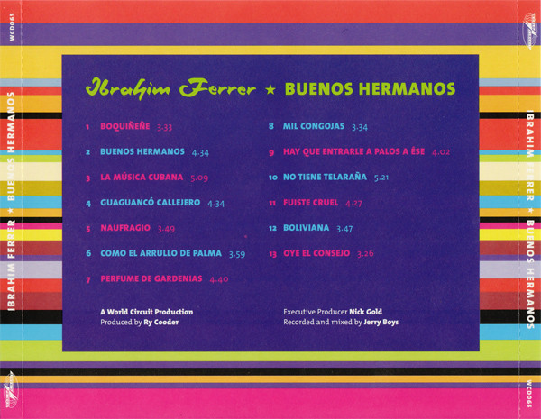 Ibrahim Ferrer - Buenos Hermanos (CD, Album)