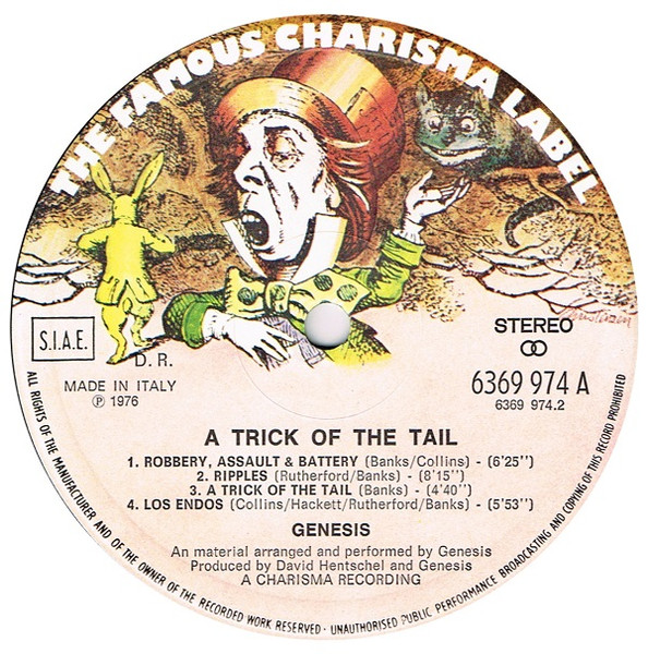 Genesis - A Trick Of The Tail (LP, Album, Gat)