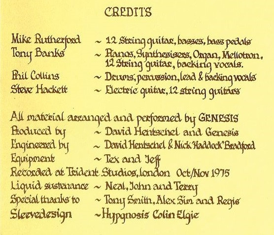 Genesis - A Trick Of The Tail (LP, Album, Gat)