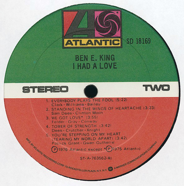 Ben E. King - I Had A Love (LP, Album, RI )
