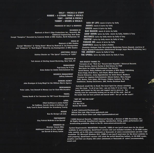 Godsmack - Awake (CD, Album, Enh)