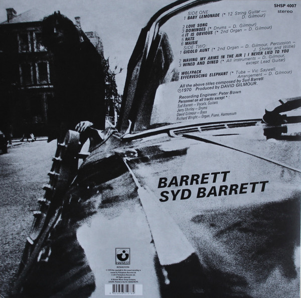 Syd Barrett - Barrett (LP, Album, RE, 180)