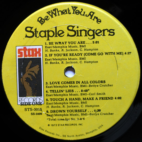 The Staple Singers - Be What You Are (LP, Album, Son)