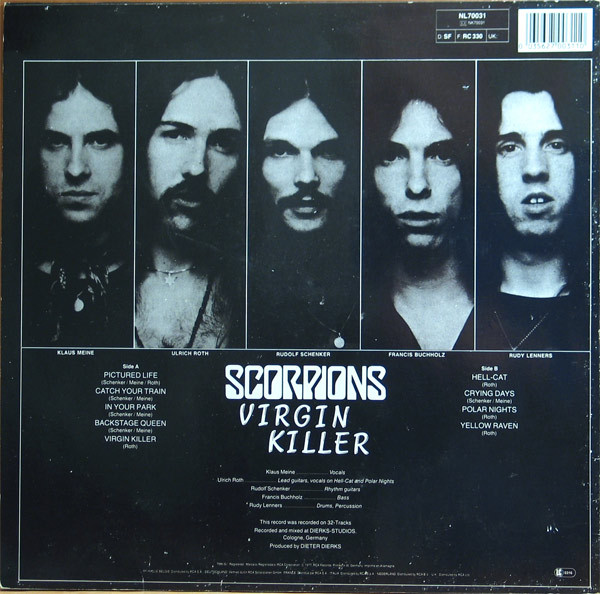 Scorpions - Virgin Killer (LP, Album, RE)