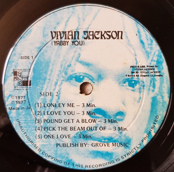 The Yabby You Vibration* - Deliver Me From My Enemies (LP, Album, Blu)