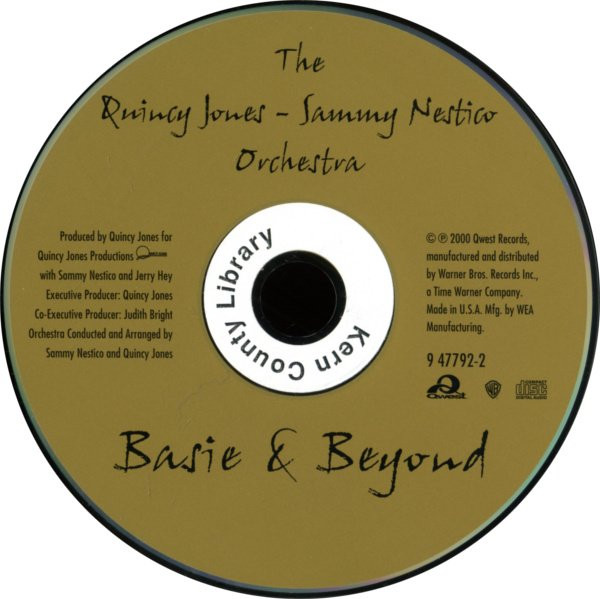 The Quincy Jones - Sammy Nestico Orchestra - Basie & Beyond (CD, Album)