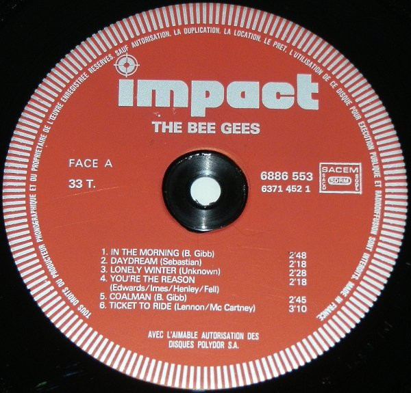 The Bee Gees* - The Bee Gees (LP, Comp, RE)