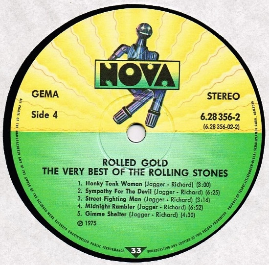 The Rolling Stones - Rolled Gold - The Very Best Of The Rolling Stones (2xLP, Comp, Mono, Gat)