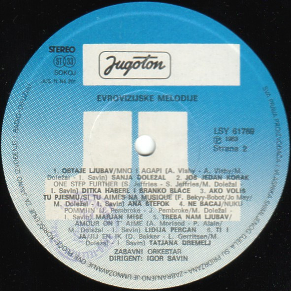 Various - Evrovizijske Melodije (LP, Album)