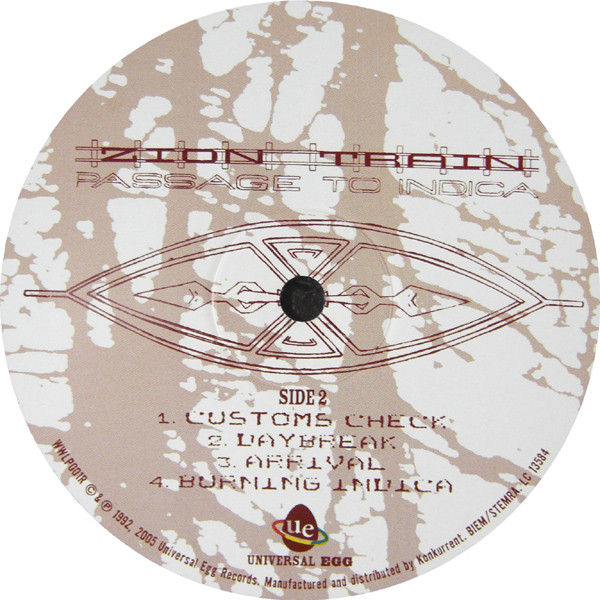 Zion Train - Passage To Indica (2xLP, Album, RE, RM)