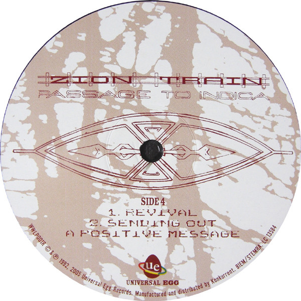 Zion Train - Passage To Indica (2xLP, Album, RE, RM)