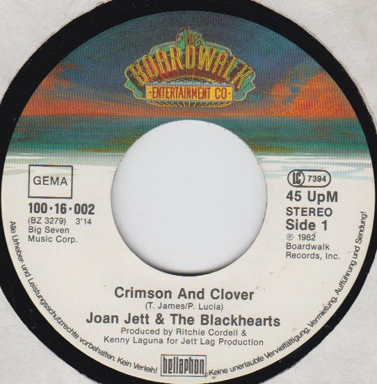 Joan Jett & The Blackhearts - Crimson And Clover (7