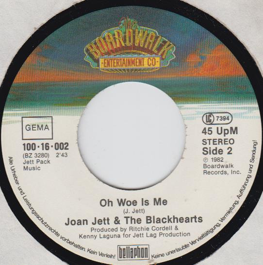 Joan Jett & The Blackhearts - Crimson And Clover (7
