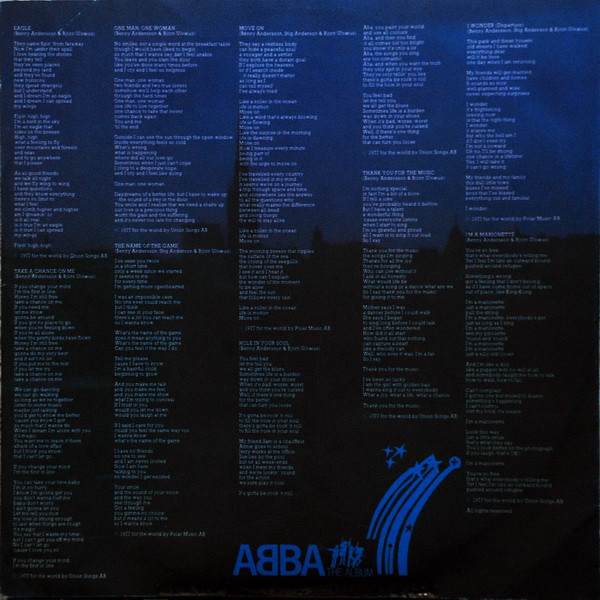ABBA - The Album (LP, Album, RP, IV)