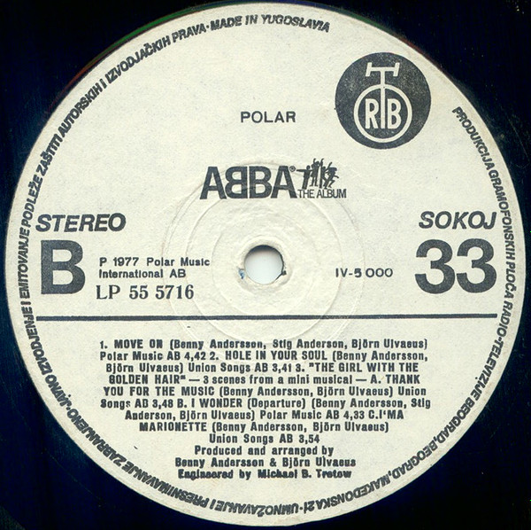 ABBA - The Album (LP, Album, RP, IV)