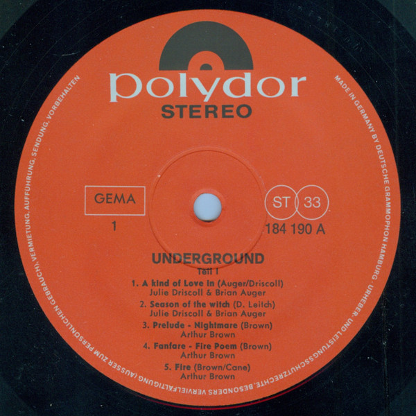 Various - Underground (2xLP, Comp)