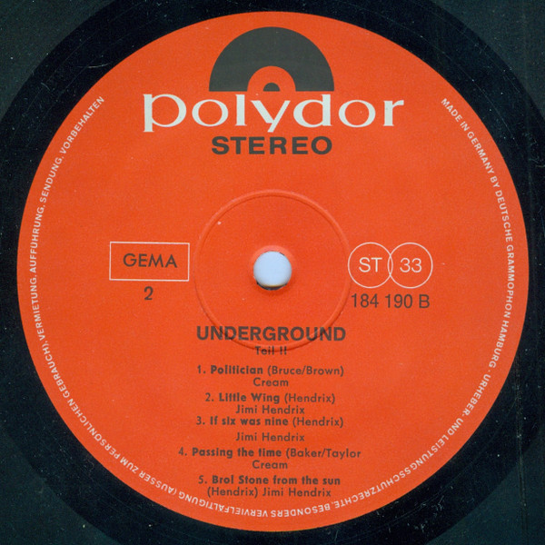 Various - Underground (2xLP, Comp)