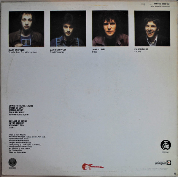 Dire Straits - Dire Straits (LP, Album, RE, RP)