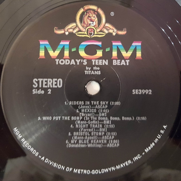 The Titans (6) - Today's Teen Beat (LP)