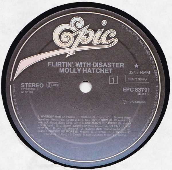 Molly Hatchet - Flirtin' With Disaster (LP, Album)