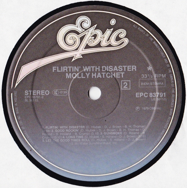 Molly Hatchet - Flirtin' With Disaster (LP, Album)