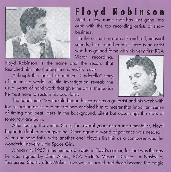 Floyd Robinson - Makin' Love (CD, Album, Comp, RE, RM)