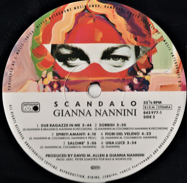 Gianna Nannini - Scandalo (LP, Album)