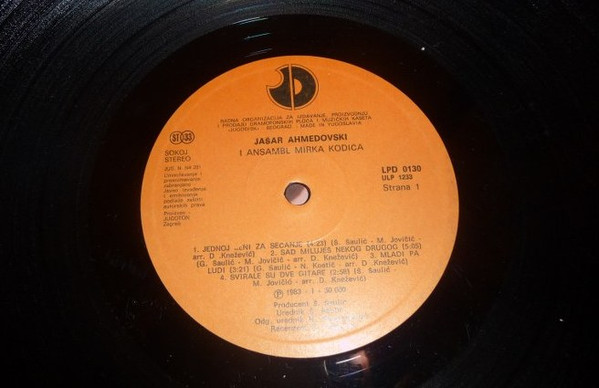 Jašar* - Jednoj Ženi Za Sećanje (LP, Album)