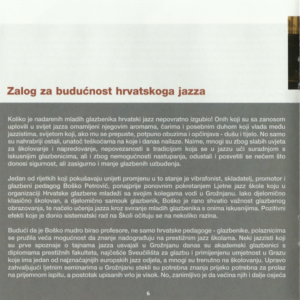 Various - Sky Over Grožnjan - The Future Of Croatian Jazz (CD, Comp)