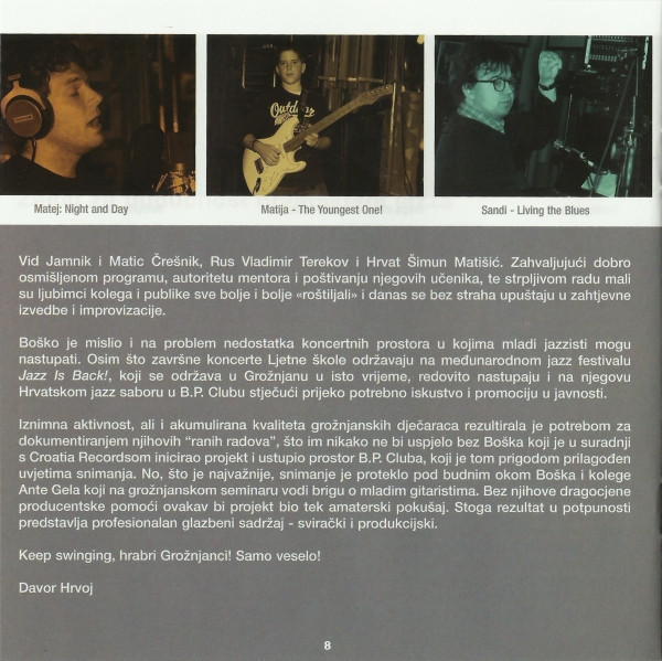 Various - Sky Over Grožnjan - The Future Of Croatian Jazz (CD, Comp)