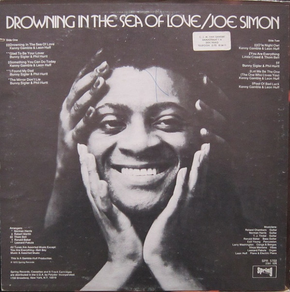 Joe Simon - Drowning In The Sea Of Love (LP, Album, Ric)