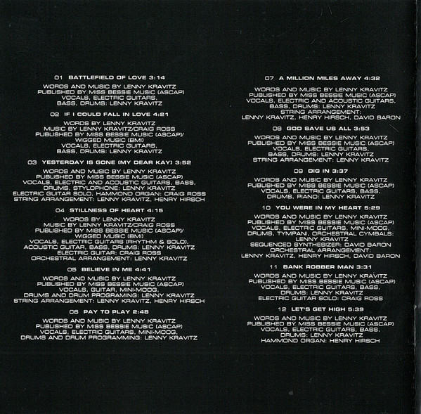 Lenny Kravitz - Lenny (CD, Album)