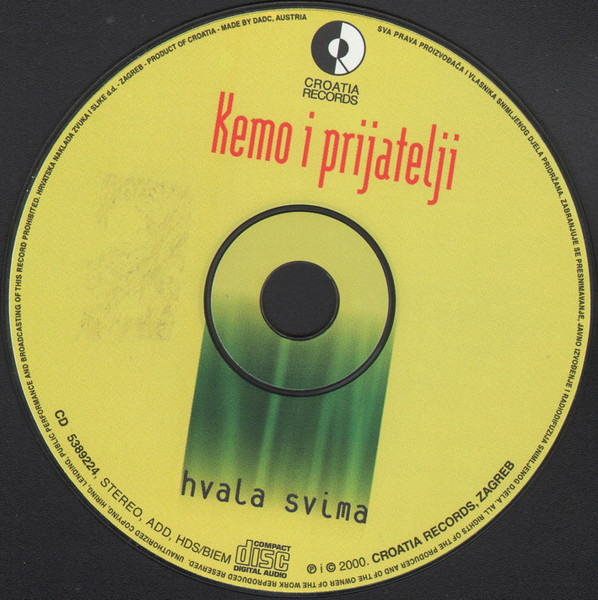 Kemo I Prijatelji* - Hvala Svima (CD, Album)