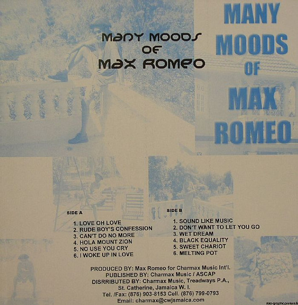 Max Romeo - Many Moods Of Max Romeo (LP, Comp)