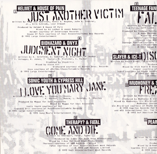 Various - Judgment Night (Music From The Motion Picture)  (CD, Album)