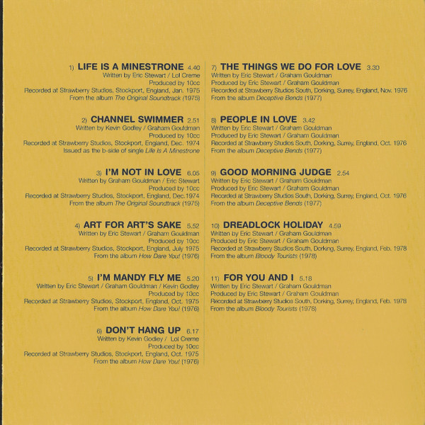 10cc - The Best Of 10cc (CD, Comp, RM)