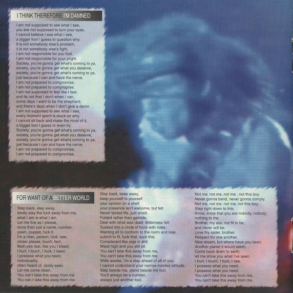 One Minute Silence - Available In All Colours (CD, Album)